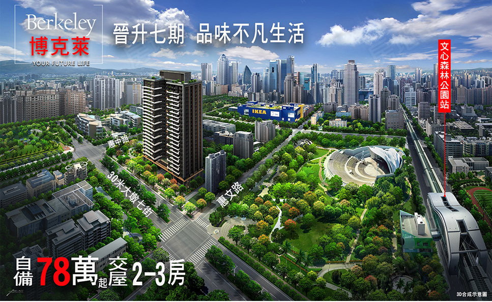 博克萊 興富發建設 完銷建案社區 台中房地王